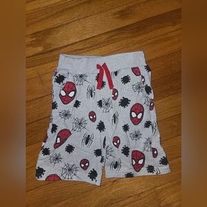 Marvel Spider-Man Kids Shorts- Gray and Red